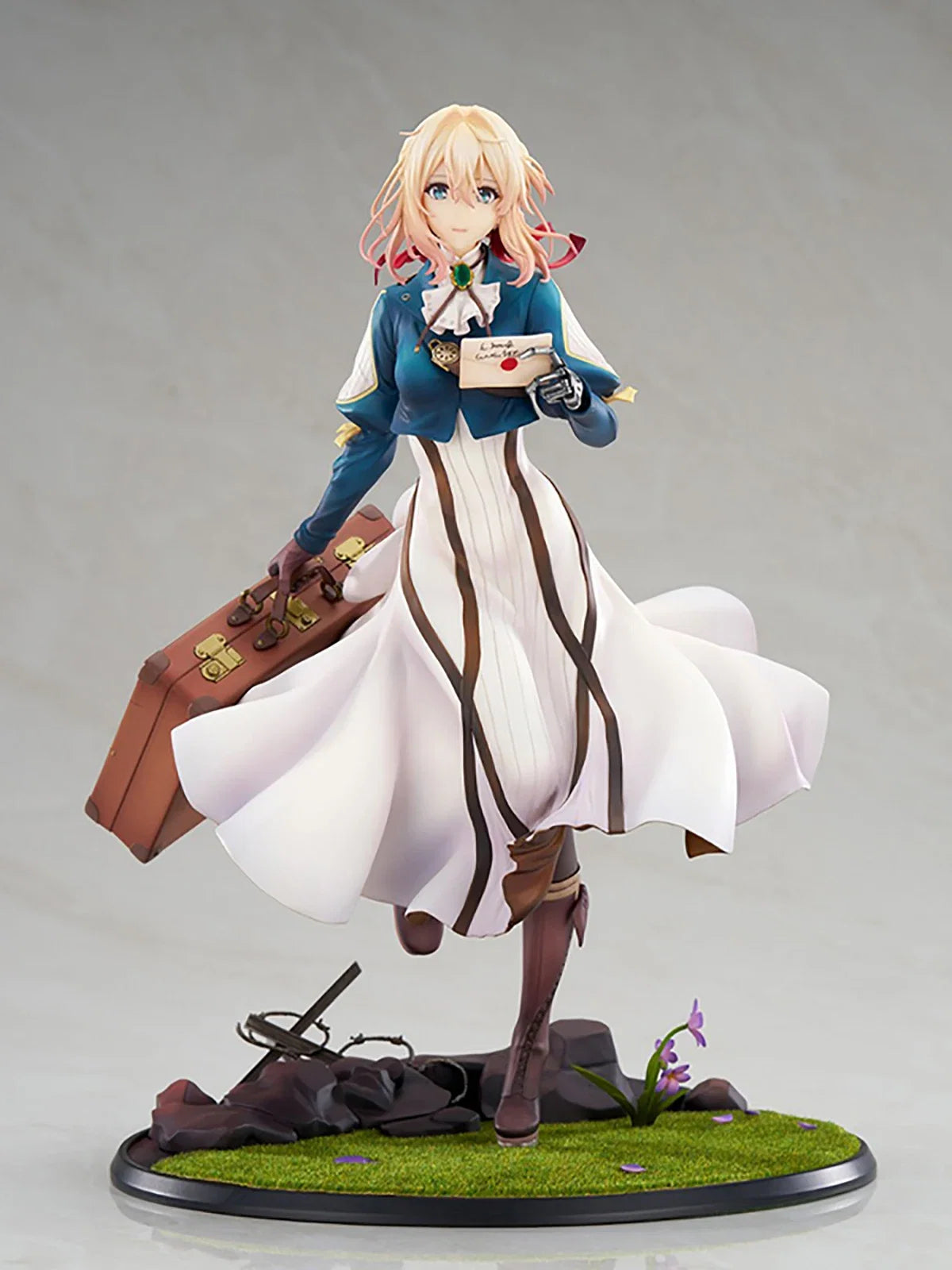 Original Genuine Apex Innovation Prepainted Violet Evergarden Violet Evergarden Auto Memory Doll Ver. 1/7 H=255mm Anime Figure