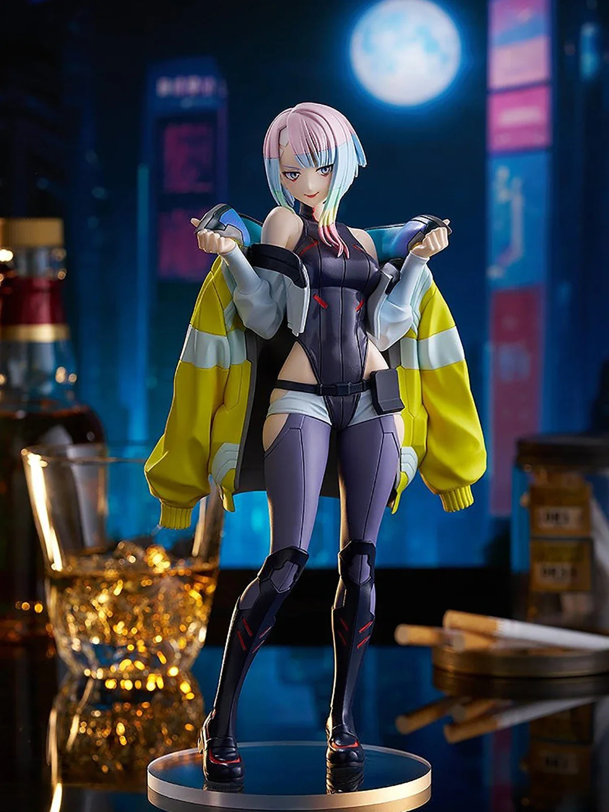 Original Genuine Good Smile Company Prepainted Pop Up Parade Cyberpunk: Edgerunners Lucy L H=225mm Model Figure Decoration Gift