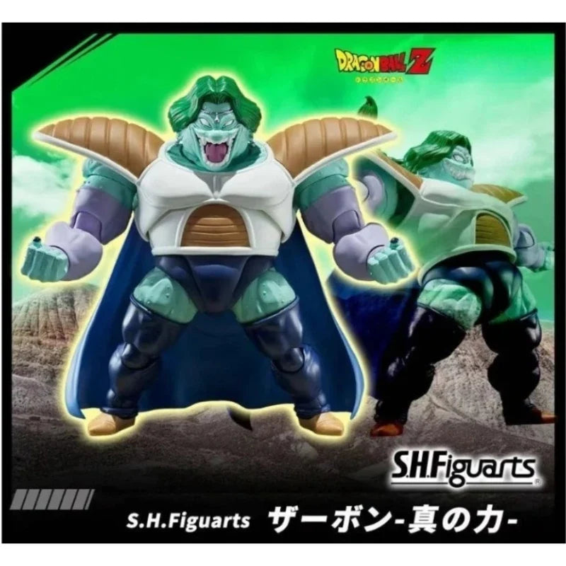 Original Bandai S.H.Figuarts Zarbon True Power Figure from Dragon Ball Z Figure Anime Action Model Figurals Brinquedos Toys AS