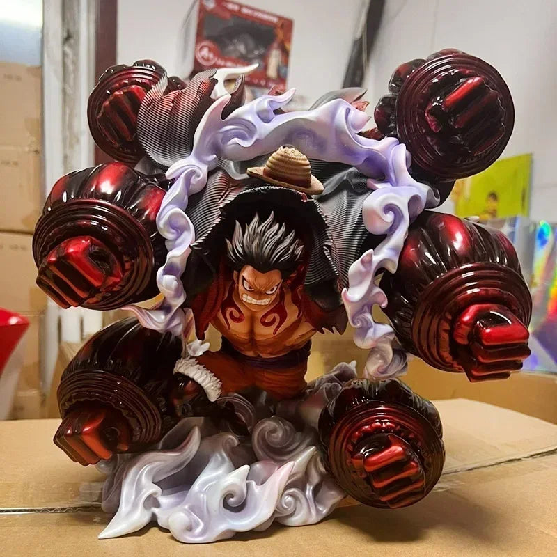 Anime One Piece Figures Monkey D. Luffy Action Figures Sky Painting Gear 4 Luffy 29cm PVC Collection Statue Model Toys Doll Gift