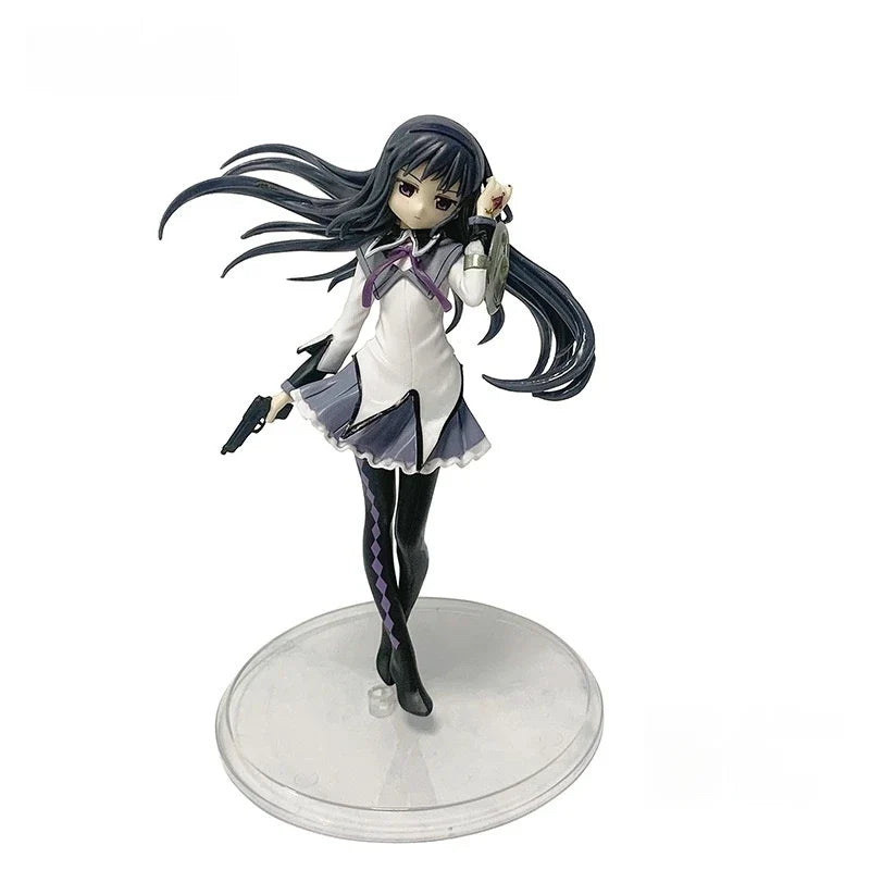 22cm Anime Puella Magi Madoka Magica Action Figure - Akemi Homura Kaname Madoka Standing Posture Collectible Cartoon Toys Gifts