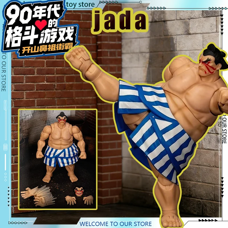 2026 New Jada Toys Street Fighter II 2 Edmond Honda Sumo Action Figures 6-Inch Posable Figure Collectible Toy Children Gift