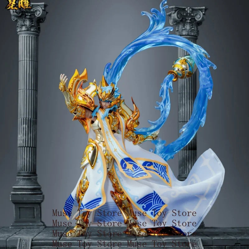 Toypoint/TP Saint Seiya Myth Cloth EXM Aquarius Camus SOG Totem/Object Gold Knights of the Zodiac Action Figure In stock