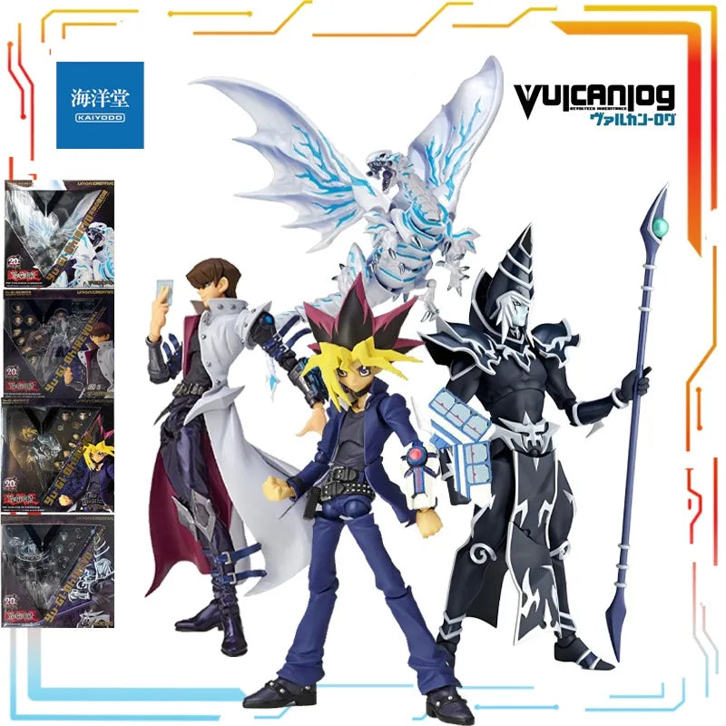 KAIYODO Original Finished Product Movable Vulcanlog Series Yu-Gi-Oh! Anime Action Figure Model Toys Collectible Gifts for Friend