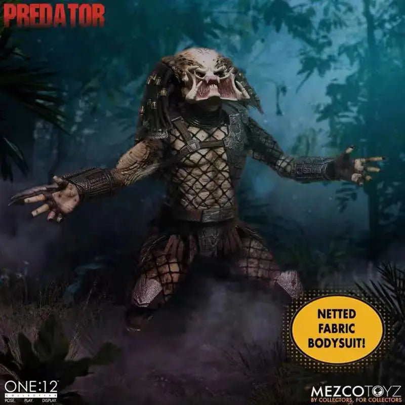 Original Mezco ONE:12 Collective Predator Action Collectible Model Assemble Toys Gift in Stock
