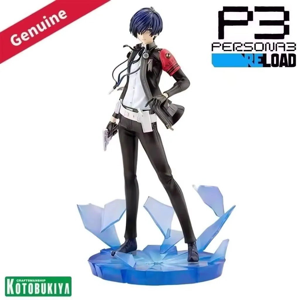 Original Genuine Kotobukiya Prepainted ARTFX J Persona 3 Reload Shujinkou 1/8 H=225mm Game Character PVC Figure Collection Gift