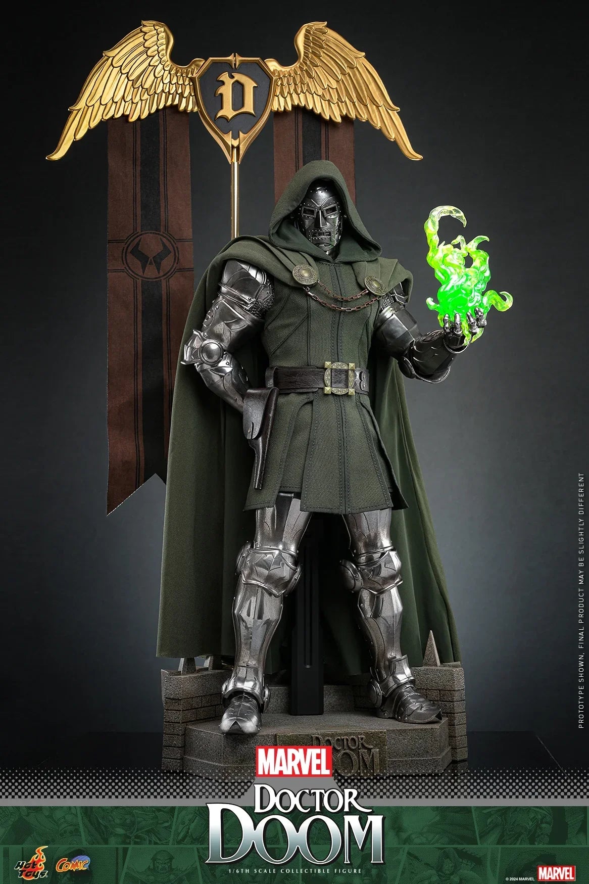 In Stock Hottoys CMS022 Doctor Doom 1/6 Soldier Doll Animation Action Figure Toy Gift Model Collection