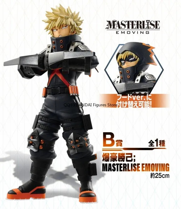Original My Hero Academia Katsuki Bakugou Midoriya Izuku Todoroki Shoto STEALTH SUIT Ver.world Heroer'mission Figure Model Gift