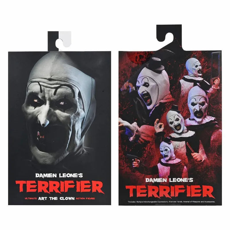 NECA 45251 Ultimate Art The Clown 7-Inch Scale Collectible Action Figure Horror Movie Model Articulated Figure Premium Accessor