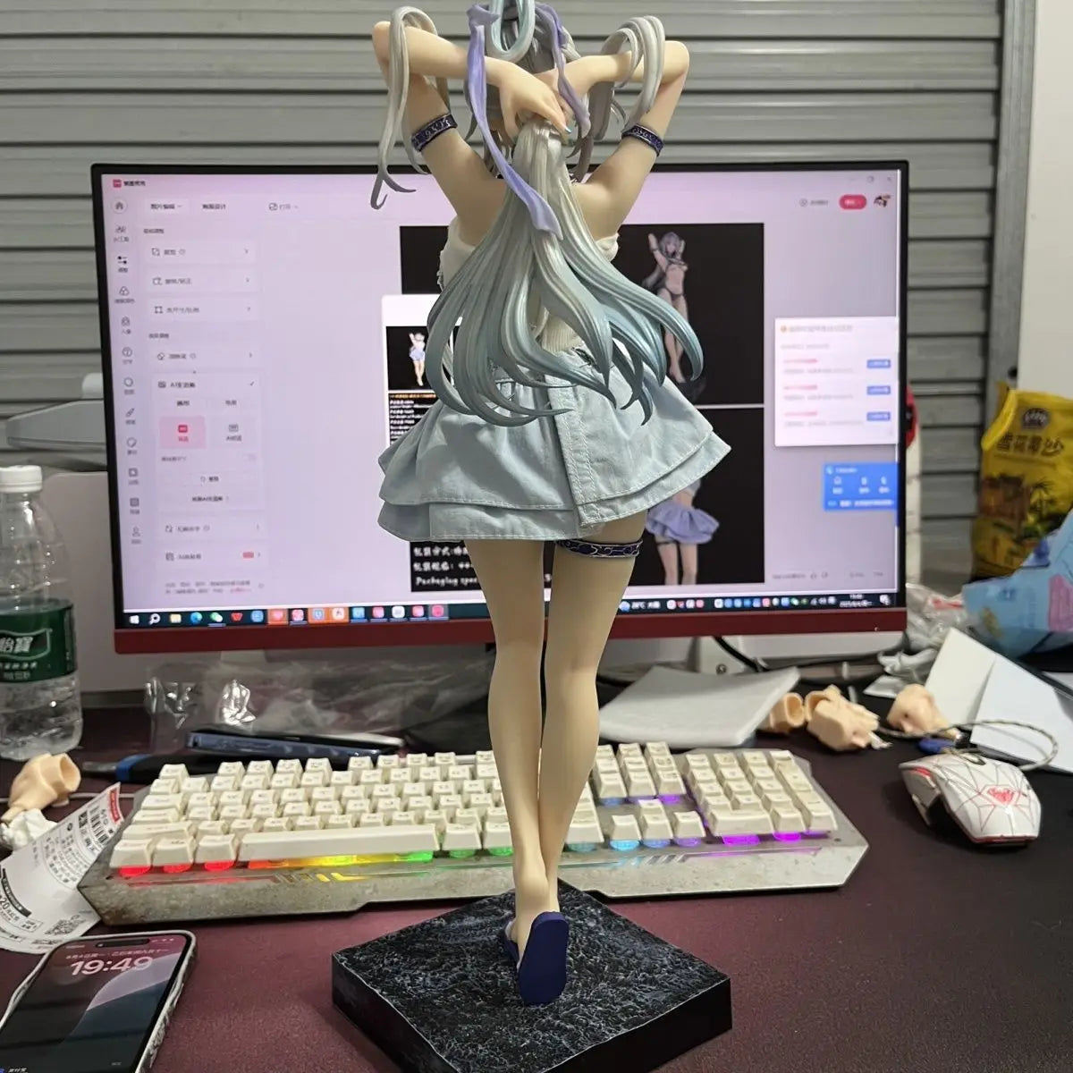 45CM Jingliu Figure Jingliu Swimwear Action Figurines Limited Edition High Quality GK Model Figurine Toys Statue Christmas Gifts