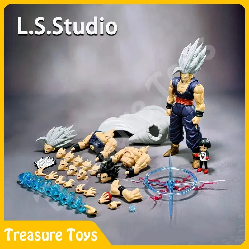 LS L.S.Studio Son Gohan Figure Dragon Ball Super Saiyan Beast Gohan Super Hero Anime Action Figures Model Kids Toys Gifts