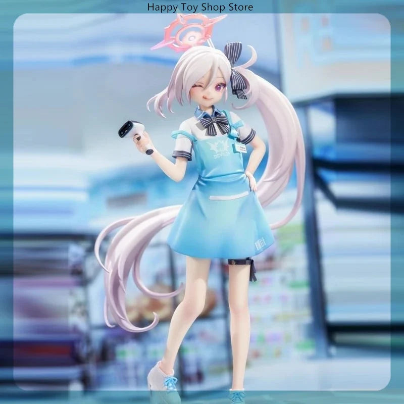 24cm Blue Archive Asagi Mutsuki Cashier Standing Game Girl Figures Models Statue Models Boys Collectible Ornament Doll Toys Gift
