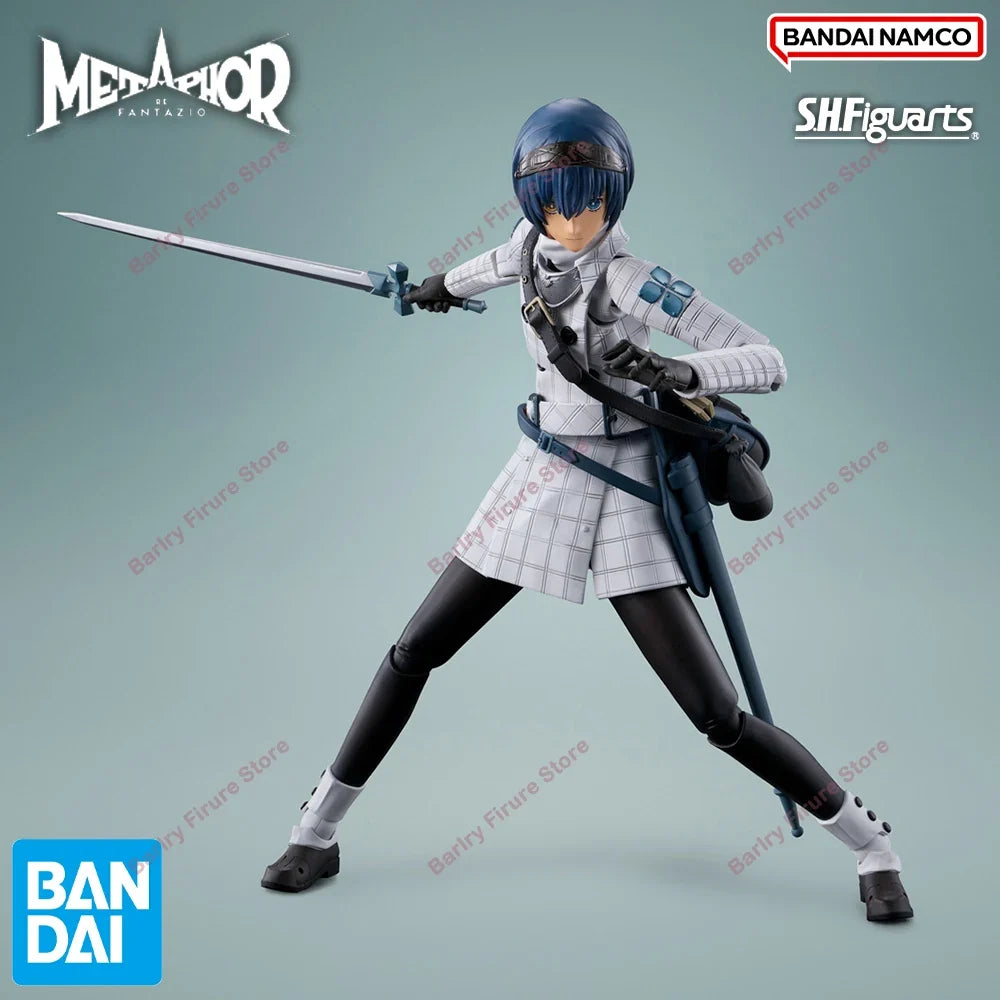 In Stock BANDAI S.H.Figuarts SHF Metaphor: ReFantazio Protagonist Shujinkou Anime Figure Action Figurine BANDAI Boxed Model Toys