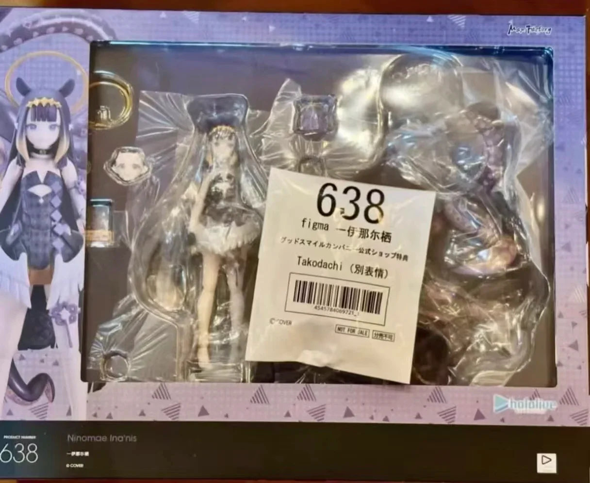 Auf Lager Original Max Factory Hololive Figma #638 Ninomae Ina Nis 15cm 2026 Neue Produkte Anime Figuren Modell Bewegliche Spielzeuge