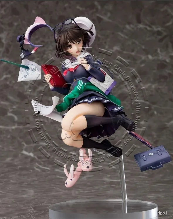 In Stock Original Genuine Max Factory Megumi Katō Figure Saekano How to Raise a Boring Girlfriend Flat 210mm Anime Model Gift