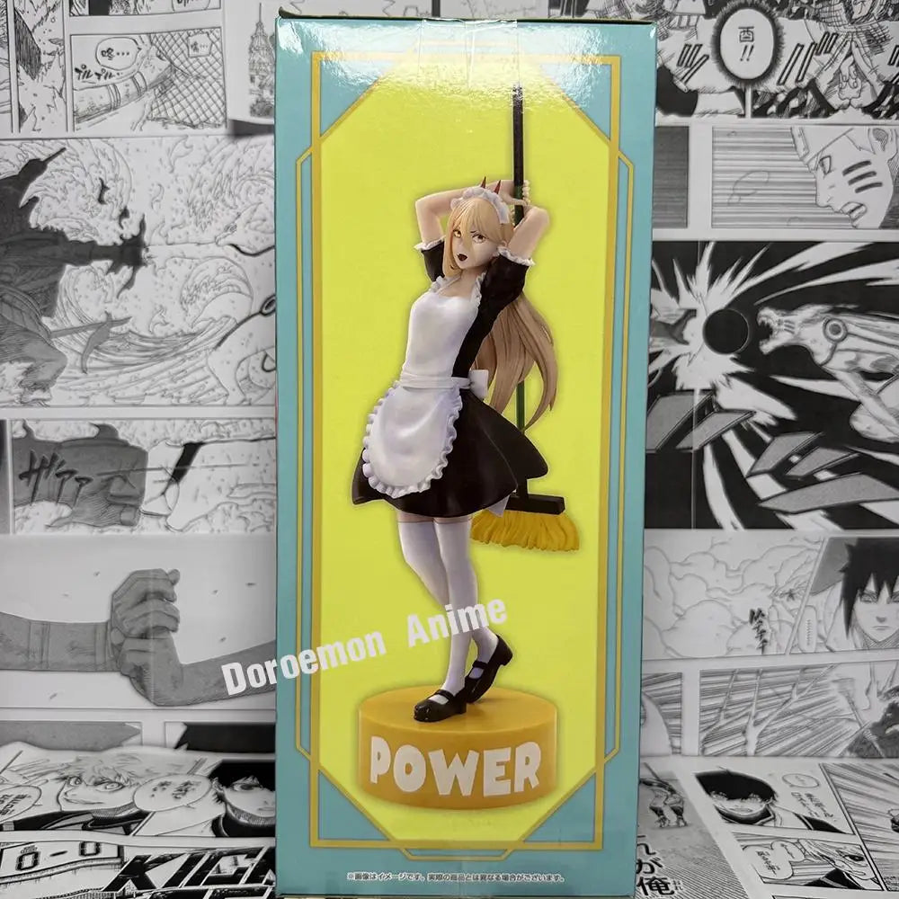 In Stock Original Gigo Hereditail Chainsaw Man Power Maid Ver. Anime Kawaii Girls Figures Collectible Model Toys Decoration Gift