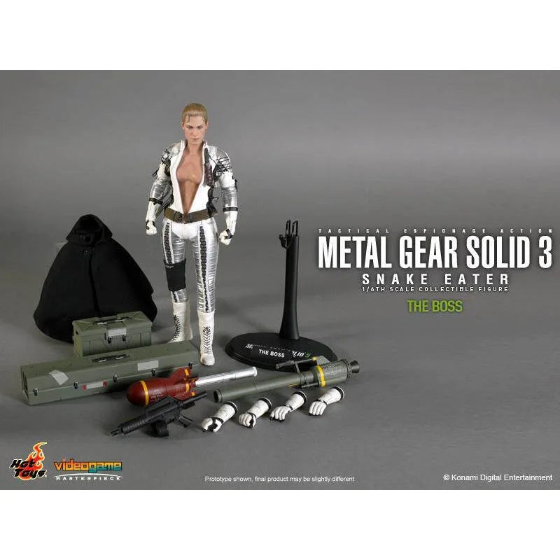 Auf Lager Hottoys HT Metal Gear Solid 3 MGS3 SNAKE EATER THE BOSS Actionfigur Geschenk-Sammlung