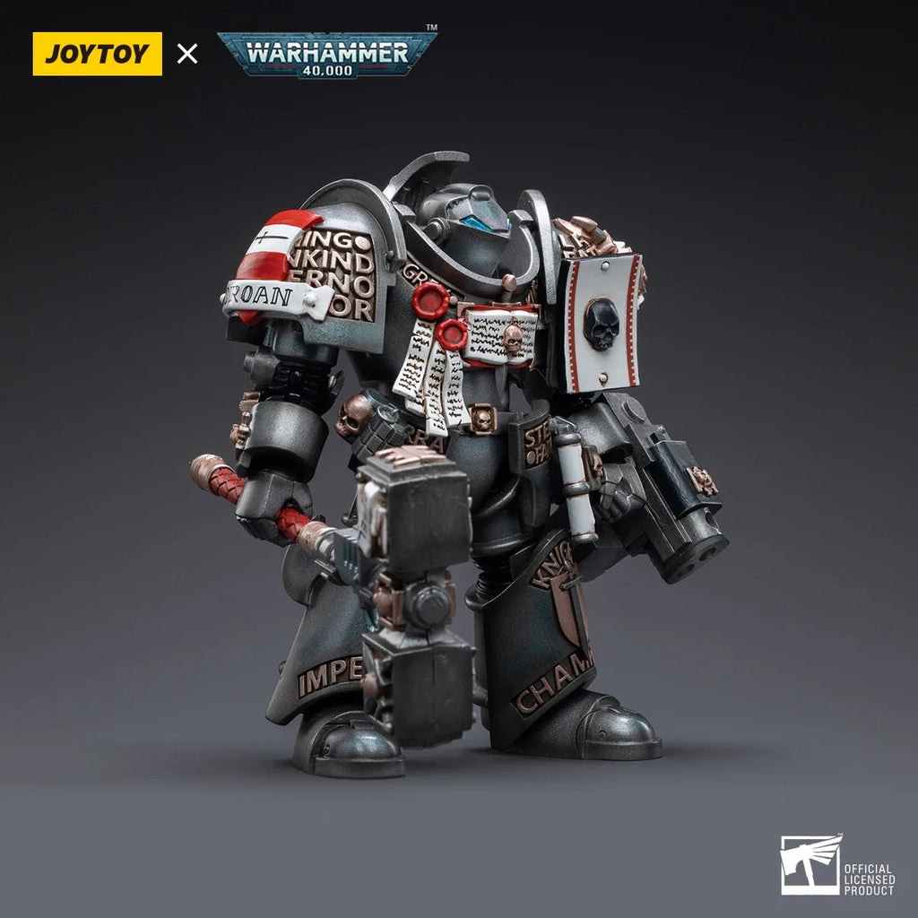 【In Stock】JOYTOY Warhammer 40K 1/18 Action Figure Grey Knights Terminator Caddon Vibova for Game Soldier Model Toy