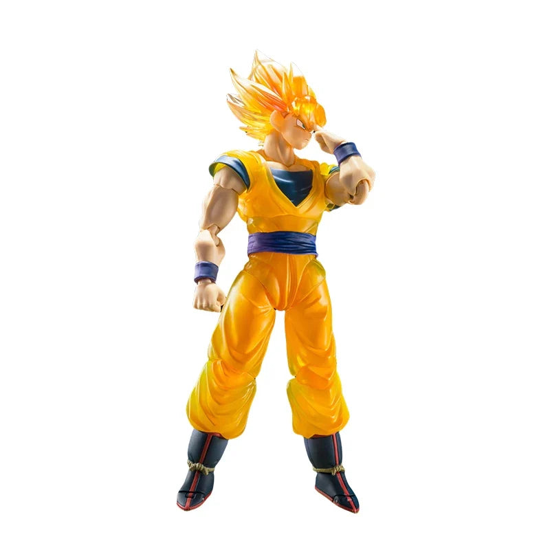 Bandai Genuine TNS SHF Dragon Ball Super Saiyan SON GOKU -Z-FIGHTERS- Anime Action Figure Collectible Model Toys Gift Children