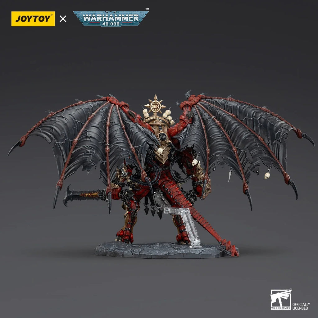 JOYTOY Warhammer 40K 1/18 Scale World Eaters Angron Daemon Primarch of Khorne 38CM Action Figure Model Toys 2025 Version