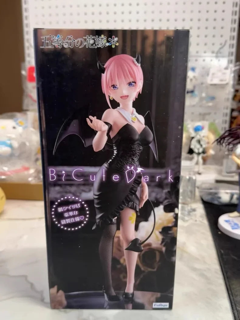 In Stock Genuine Furyu Bicute Dark Figure The Quintessential Quintuplets Nakano Ichika Nakano Nino Little Devil Collectibles Toy