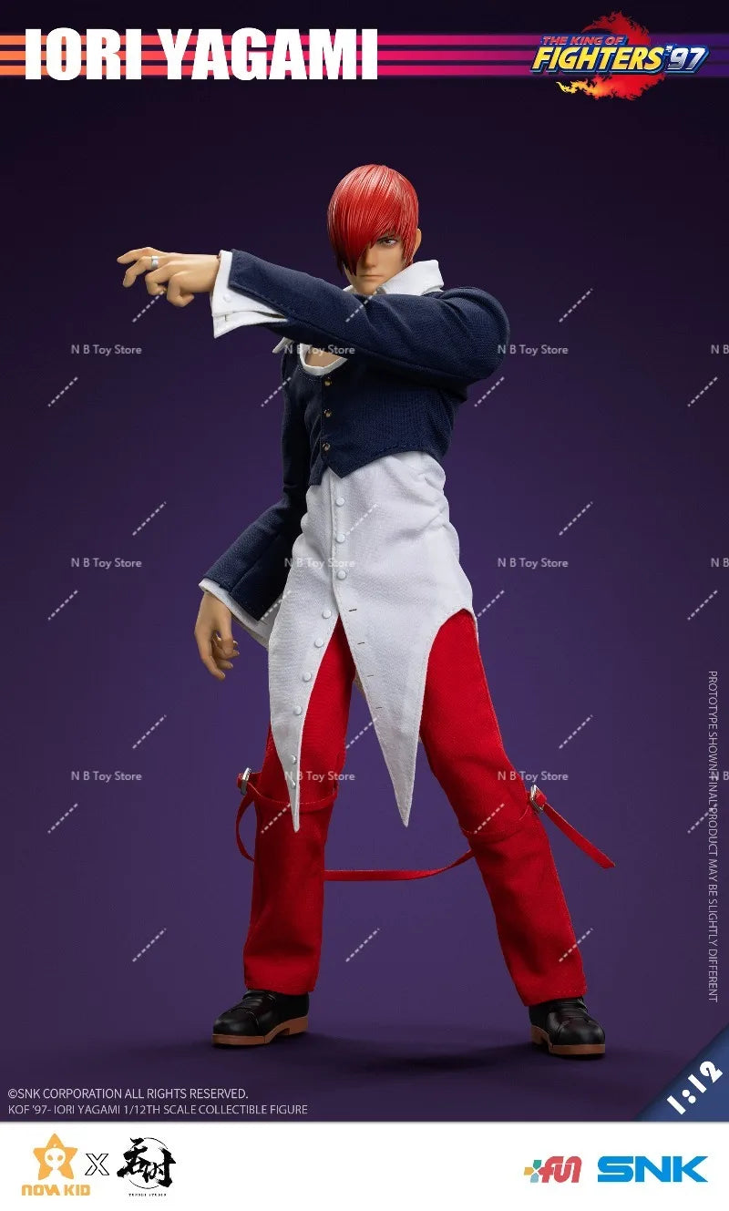 In Stock TunShi Studio TS-XXZ-008 1/12 SHF The King of Fighters'97 Iori Yagami Anime Action Figures Toys Models PVC Collector