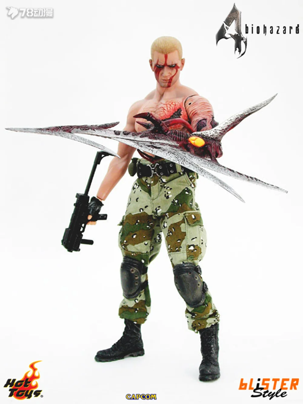 HotToys Resident Evil 1/6 VGM 004 Jack Krauser Transformed Edition Collection Action Figure Model 12-inch Scene Ornament Gift