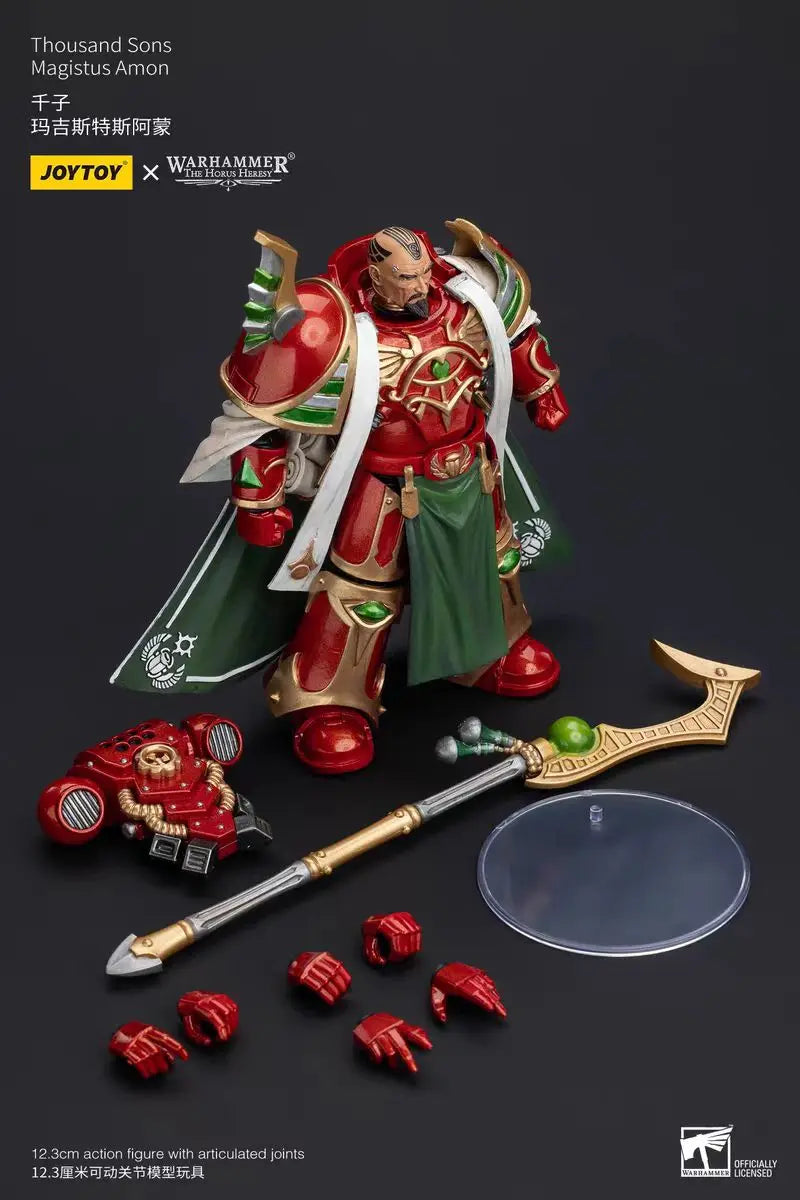 【In Stock 】JOYTOY Warhammer 40K Thousand Sons Magistus Amon 1/18 Action Figures Collection Toys Models