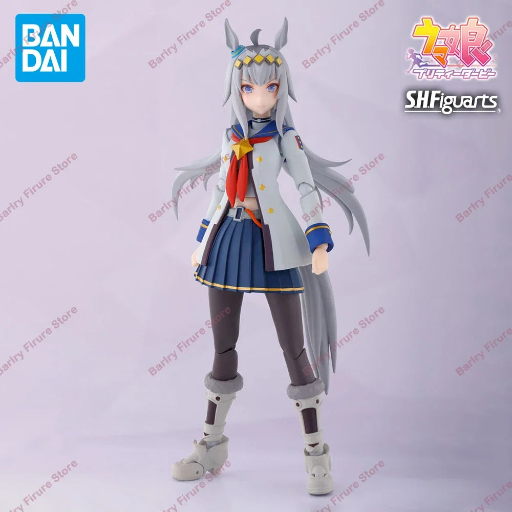 Original Genuine BANDAI S.H.Figuarts SHF Horse Racing Lady Tamamo Oguri Cap Figure Anime Figure Premium Boxed Model Kit Toys