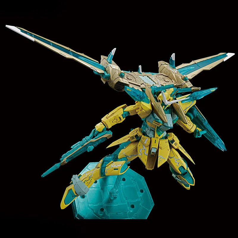 Bandai MG Mobile Suit Gundam SEED ZGMF-X09A Justice Gundam Cross Contrast Colors Clear Yellow Assembled Model Collectible Gift