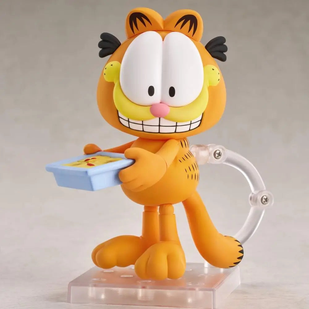 In Stock Original Good Smile Nendoroid 2638 The Garfield Show Garfield GSC Anime Action Figures Model Toys