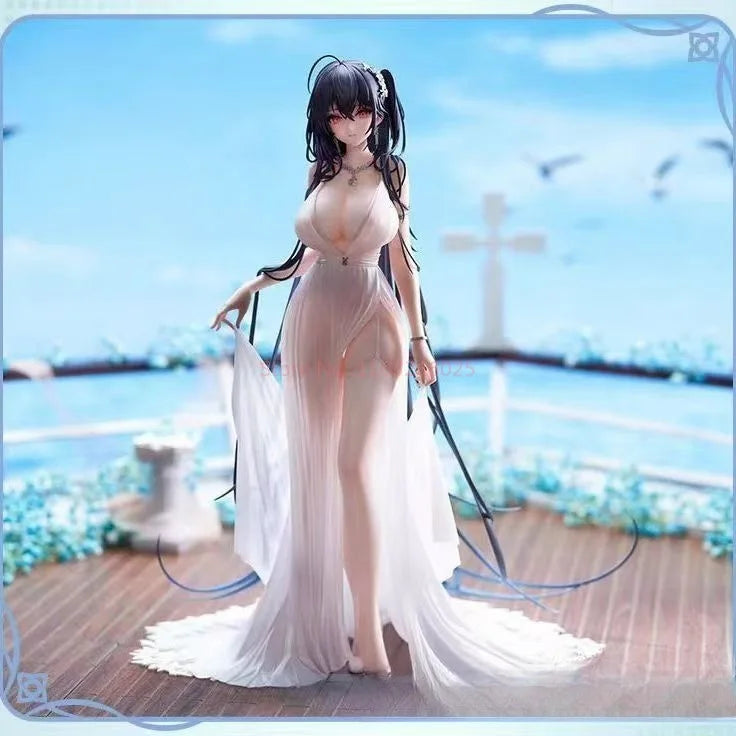 Azur Lane Formal Dress Houraisan Figure Two Dimensional Peripheral Beautiful Girl Anime Model Toy Desktop Decoration Gift