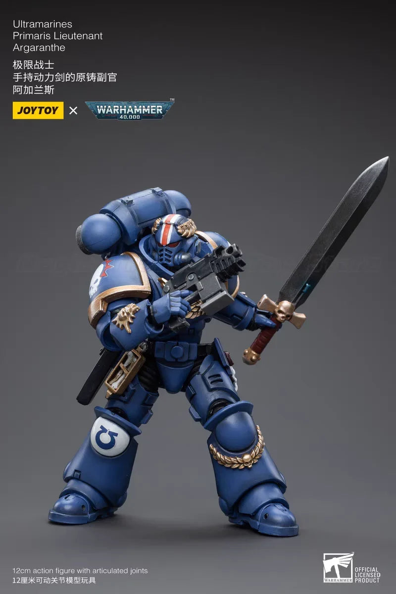 【In stock】 JOYTOY 1/18 action figure warhammer 40k Ultramarines Primaris Lieutenant Argaranthe Figures Anime Ornaments  Gifts