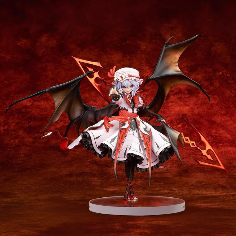 22cm Touhou Project Flandre Scarlet Madness State Game Girl Figure Model Statue Boys Collection Desktop Decoration Ornament Toys