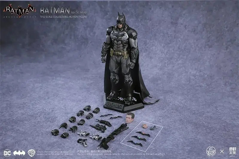 IN STOCK LPZZ Deathstroke Arkham Knight Figure V8.04 Suit Batman Action Figures 002 DC Multiverse Superman 1/12 Statue Gift