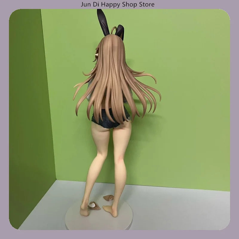 45cm Elf Girl Bunny Girl Standing Pose Anime Figure Model Statue Collection Desktop Decoration Ornament Toy Gift for Fans
