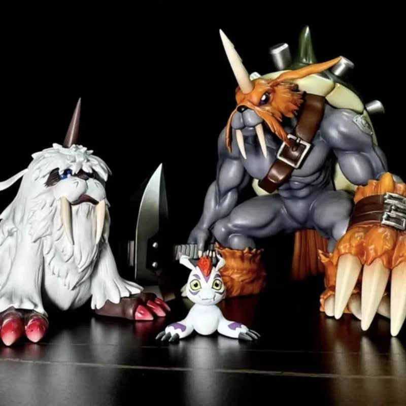 Digimon Adventure Zudomon Anime Figure Garurumon Action Figurine Statue Collection Model Decoration Doll Toys Kids Birthday Gift