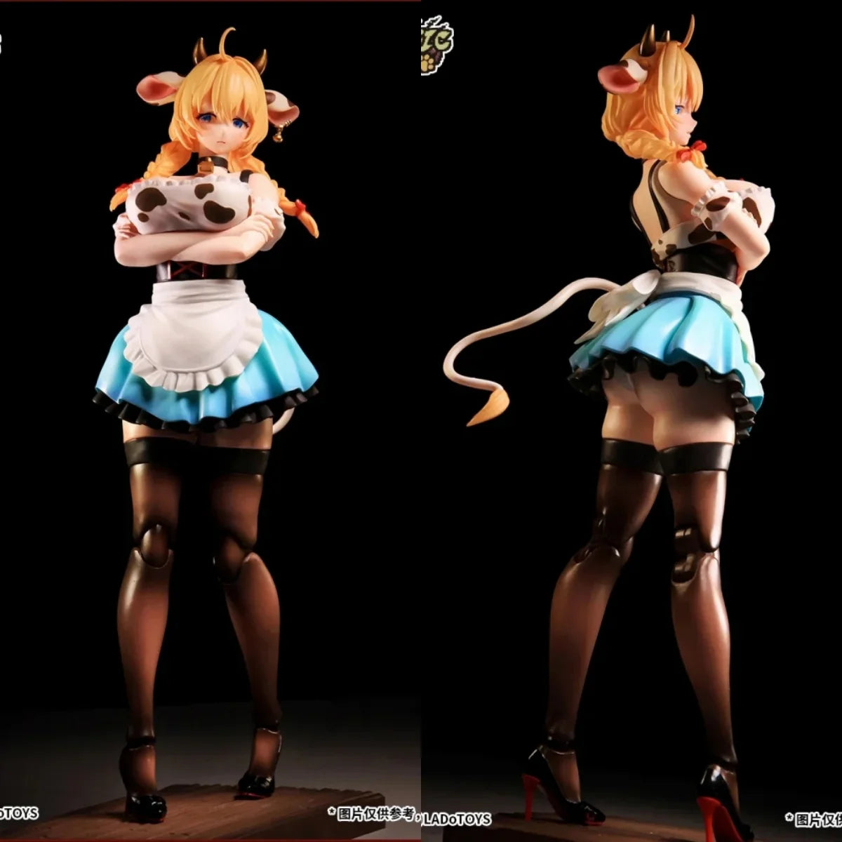 Ladotoys auf Lager 16,5 cm 1/12 Maßstab Mystic Land Daisy Taurus Kuh Bier Mädchen Bewegliche Actionfigur Schreibtischspielzeug