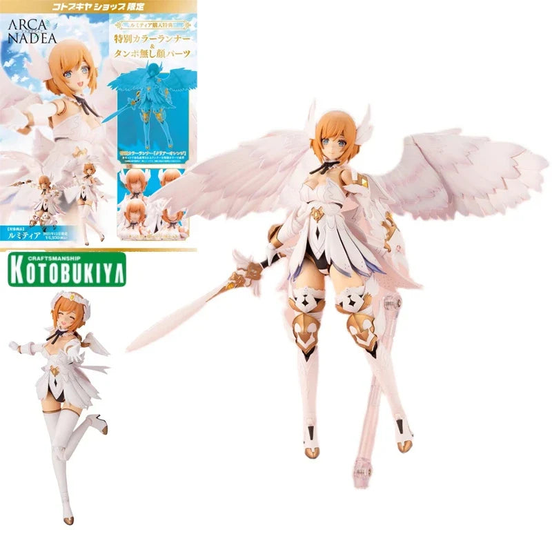 In stock Kotobukiya Original Genuine Arcanadea Lumitia Angel Plastic Model Kit Anime Figure Action Figure Toys Gifts Collection