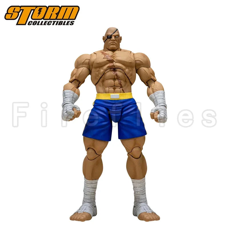 1/12 Storm Toys Collectibles Action Figure Street Fighter Zero 3 Storm Arena Sagat Model For Gift