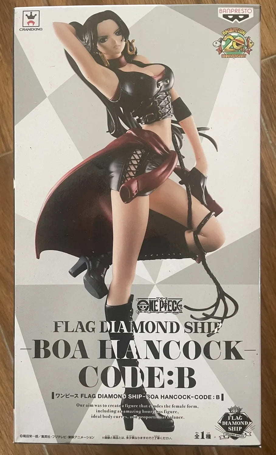 Auf Lager Original Bandai BANPRESTO One Piece FLAG DIAMOND SHIP Boa Hancock Anime Figuren Spielzeug Geschenke Ornamente