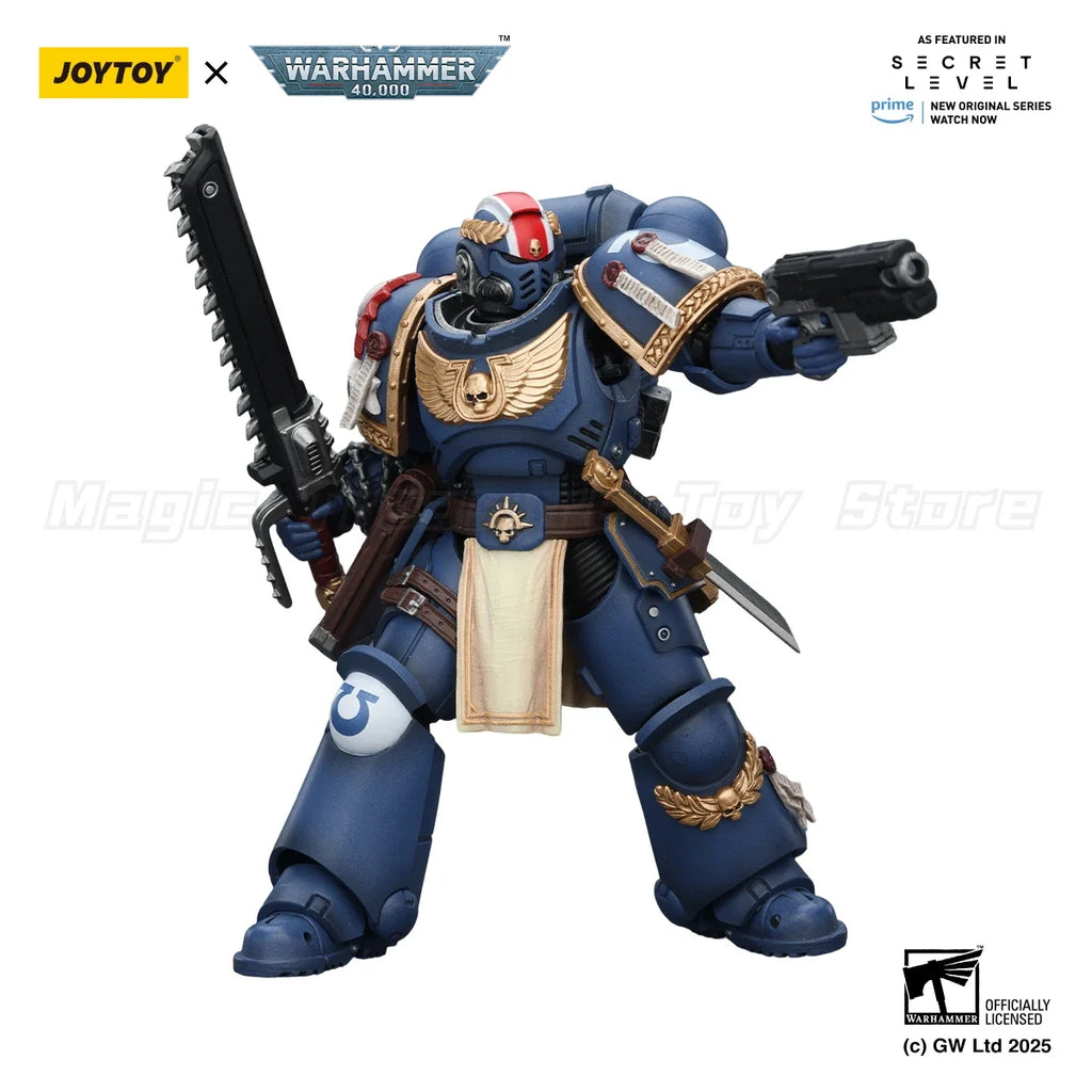 【In stock】JOYTOY Warhammer 40K Ultramarines Titus with Laurels of Victory 1/18 Action Figure Model Toy