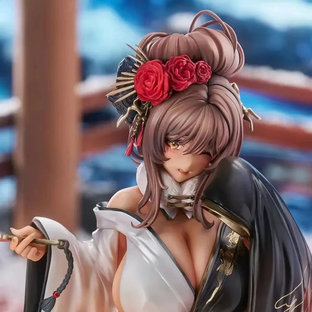 Auf Lager 100% authentische GSC NIKKE Noir Black Rabbit Kimono Ver. Offiziell lizenzierte 1/7 Anime-Mädchen-Figur Sammlerstücke