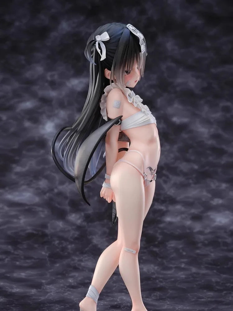 28Cm Practice Nurse Little Devil Lily Anime Figure Desktop Model Decorations Gifts Cute Anime Girl Box Model Collectible Figures