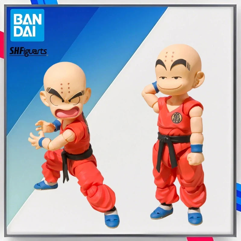 100% Original Bandai Dragon Ball Sh Figuarts Shf Klilyn Krillin Action Figures Anime Model Toys Figura Pvc Gifts in Stock