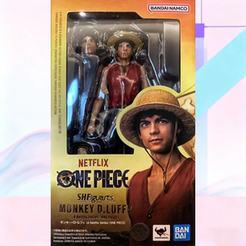 Auf Lager BANDAI Originalverpackung S.H.Figuarts ONE Piece MONKEY D LUFFY RORONOA ZORO NAMI SHF Actionfigur Modell Spielzeug Geschenk für Kinder