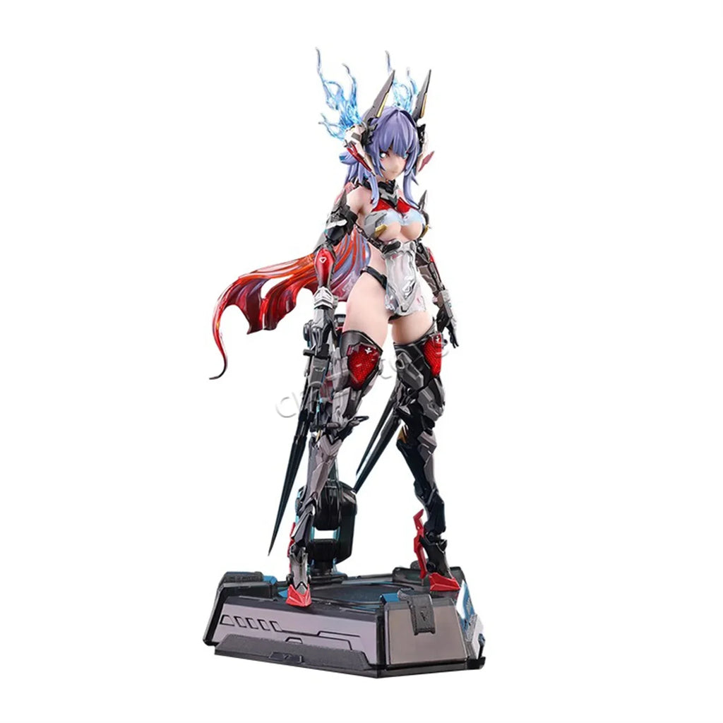 ã€IN STOCKã€‘NEW Nuclear Gold Reconstruction Barera Red 1/9 Metal PVC Mobile Suit Girl Action Figure With Box