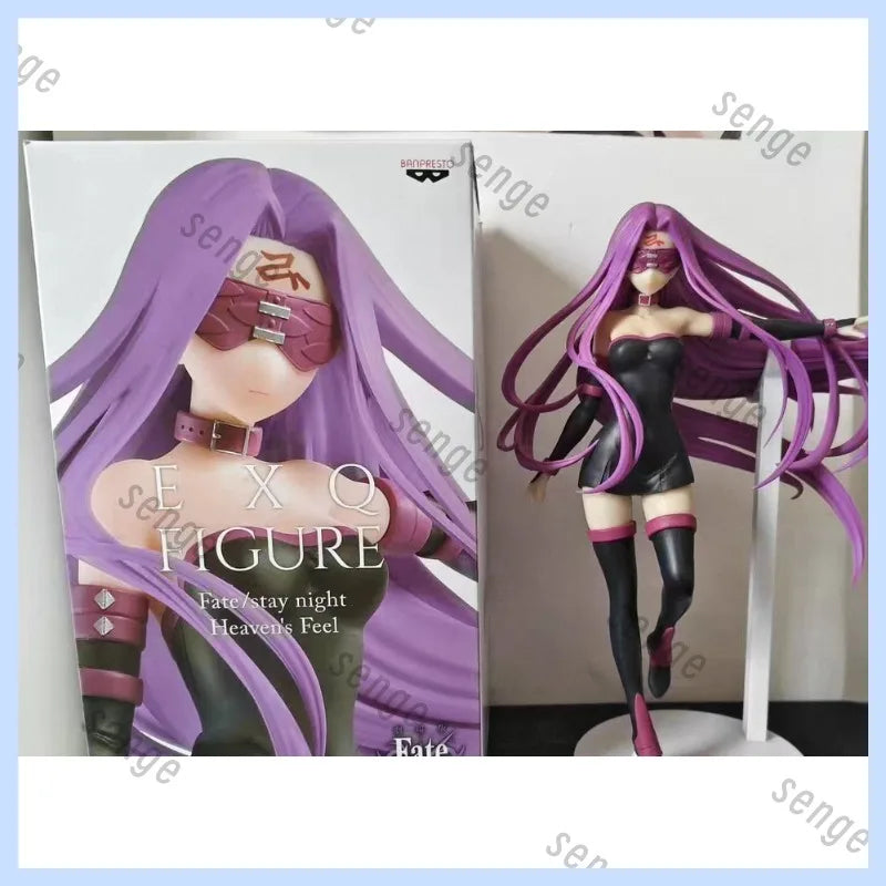 [Echtware auf Lager] Bandai Banpresto Fate/stay night Medusa Rider Augenklappe Lila Haare Szenenfigur Geschenk Bestseller Ornament