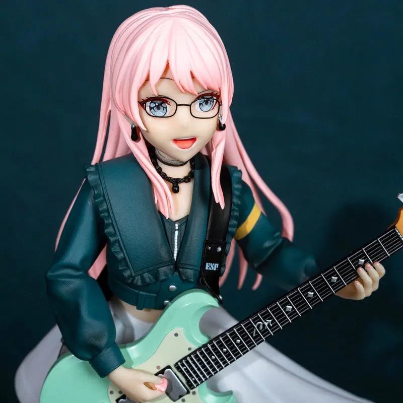 Bang Dream! It'S Mygo!!!!! Band Guitarist Aine Chihaya Lovely Girl With Pink Hair Figure Collect Decorate Anime Birthday Gifts
