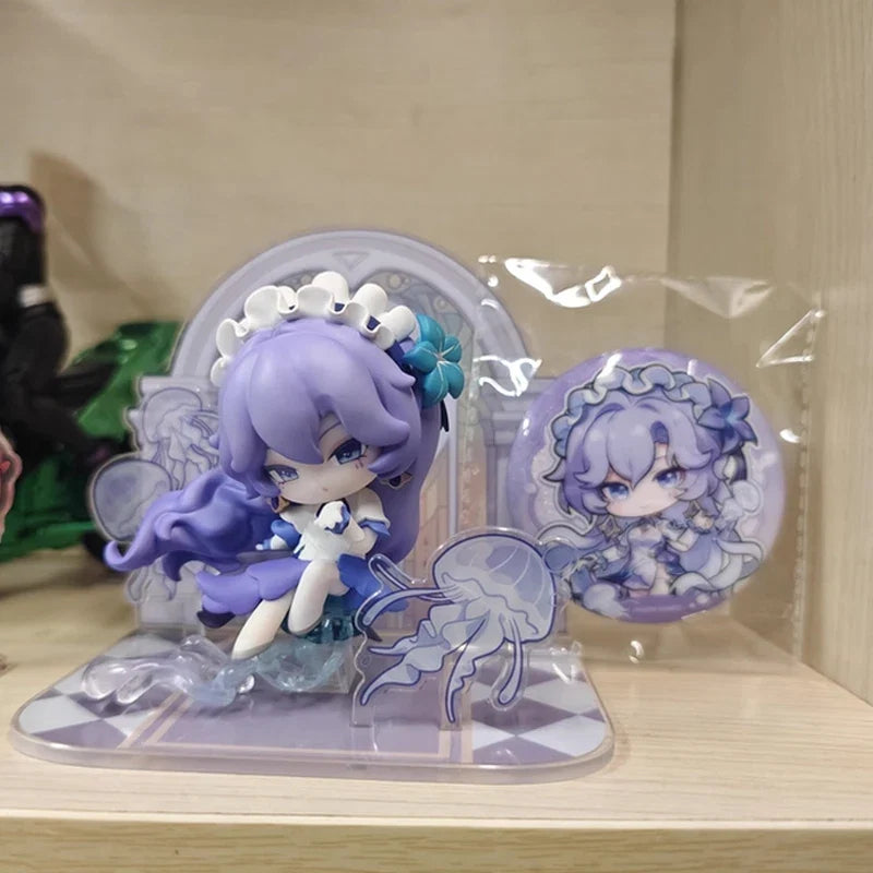In Stock Genuine Wuthering Waves Cantarella Q Version Figurine Model Ornament Kuro Game Cantarella Anime Game Merchandise Toy